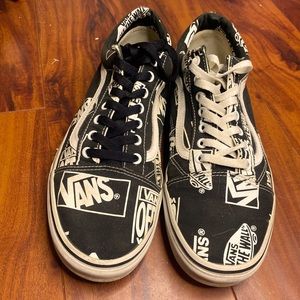 Old school LOGO Vans Black and White Vans